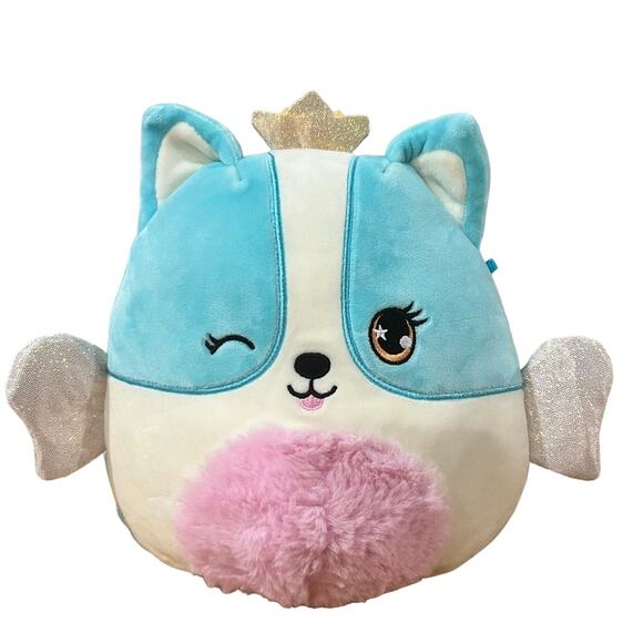 Squishmallow 8” Corgi Princess Plush Stuffed Animal Mystery Party City Squad - Picture 1 of 7
